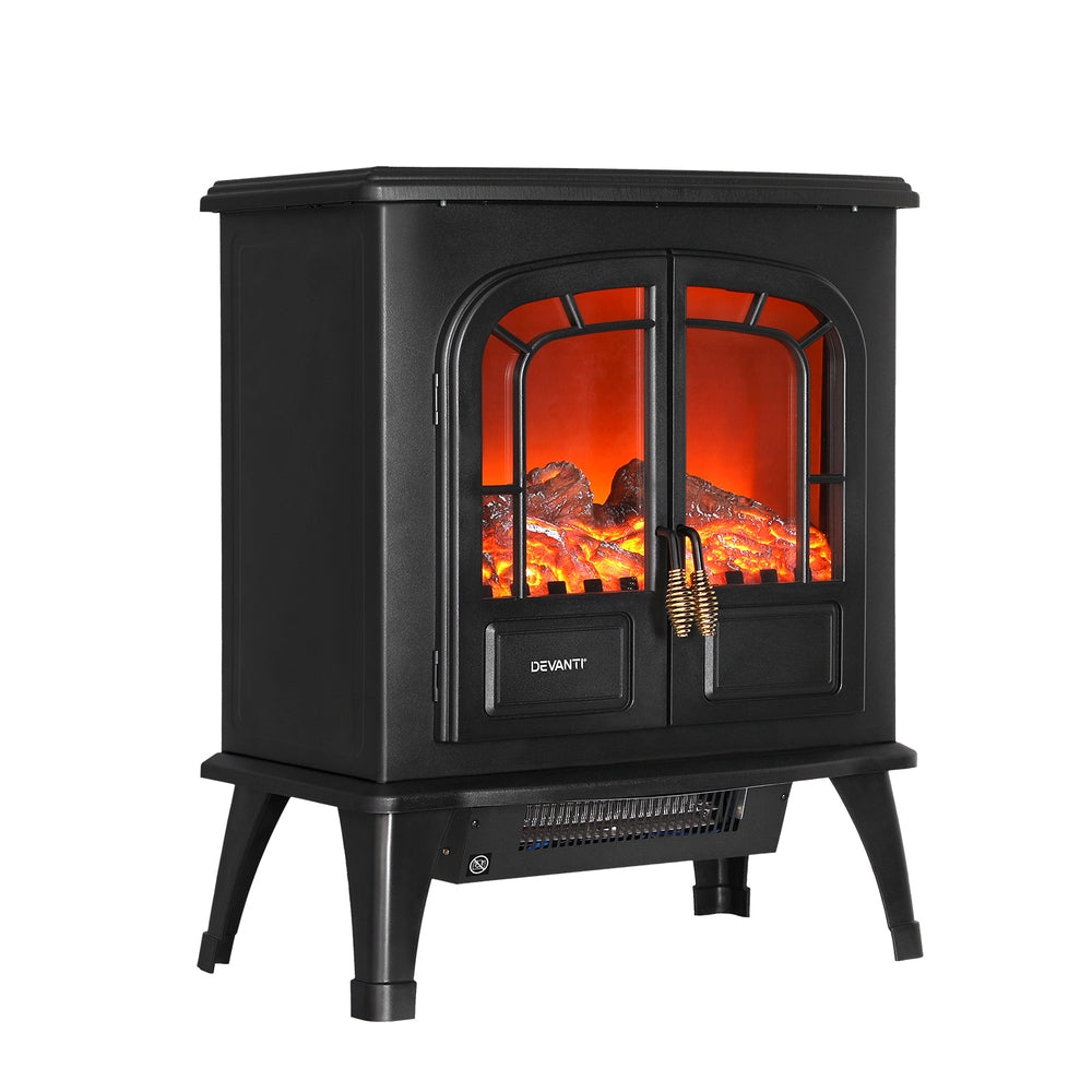 Devanti Electric Fireplace Fire Heaters 2000W