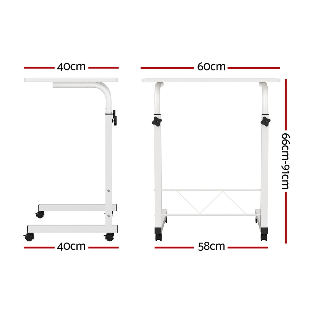 Artiss Laptop Table Desk Portable - White