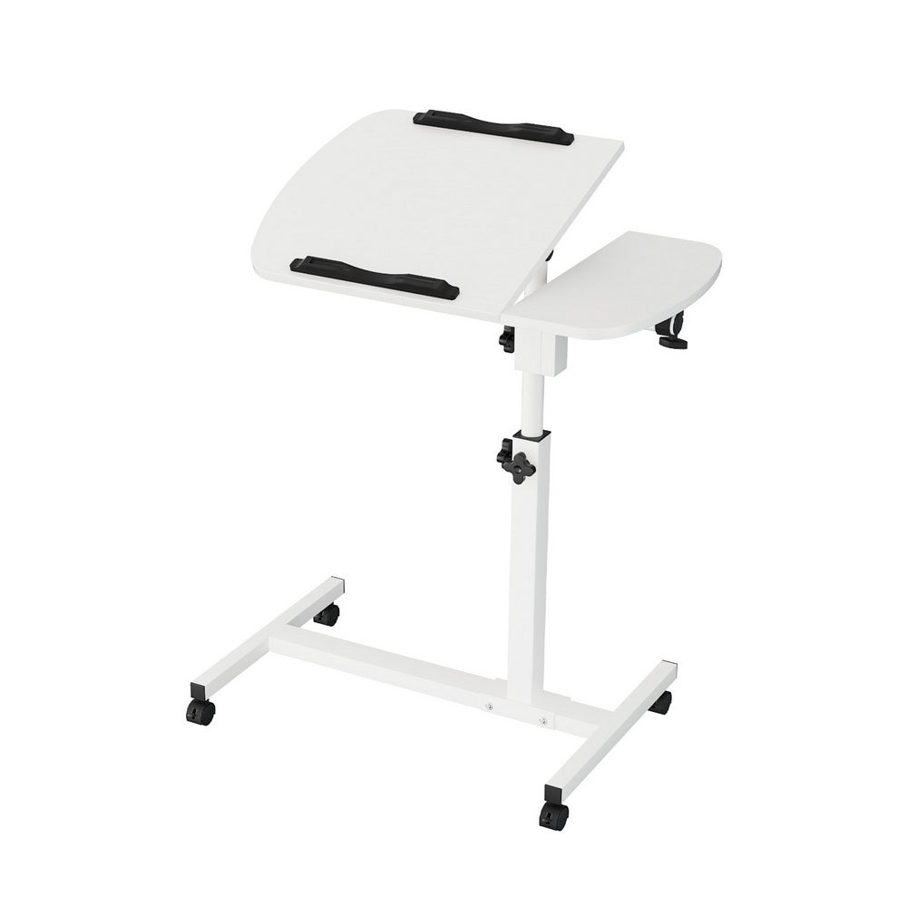 Artiss Laptop Table Desk Adjustable Stand - White