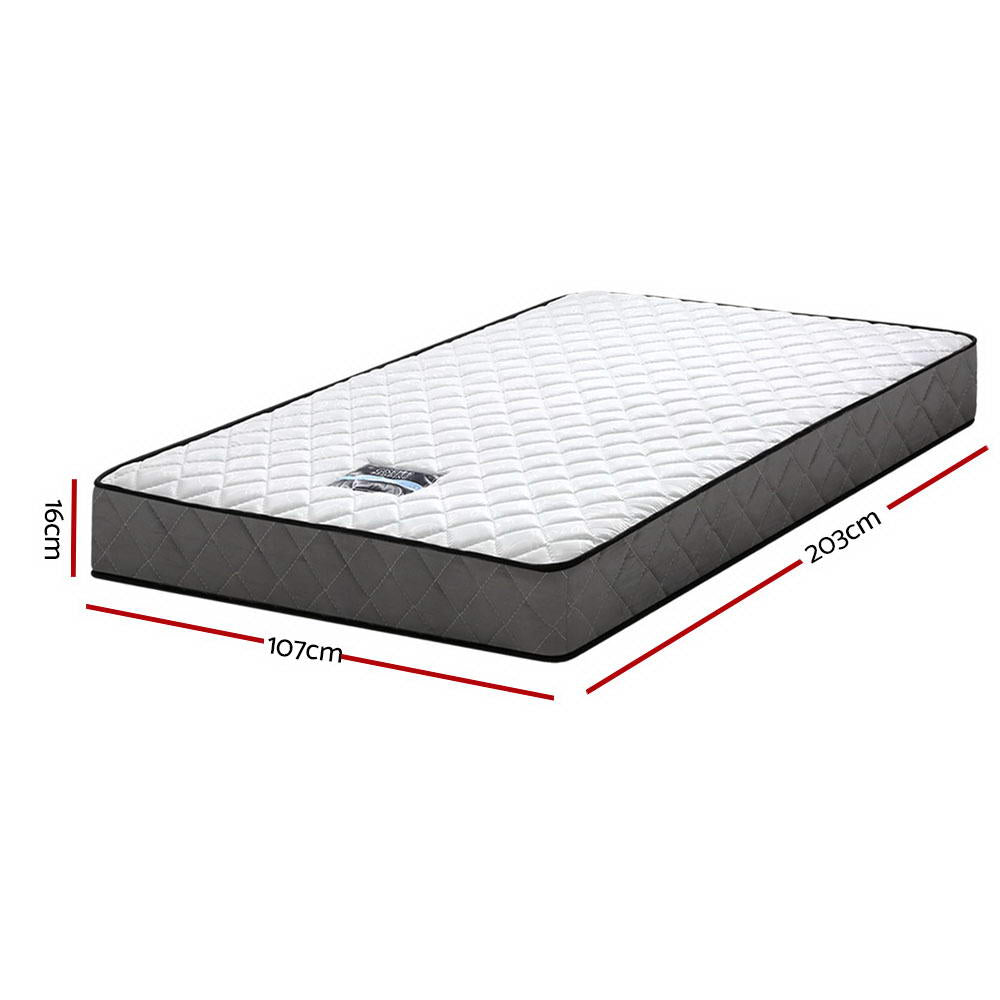 Giselle Bedding 16cm Mattress Tight Top King Single