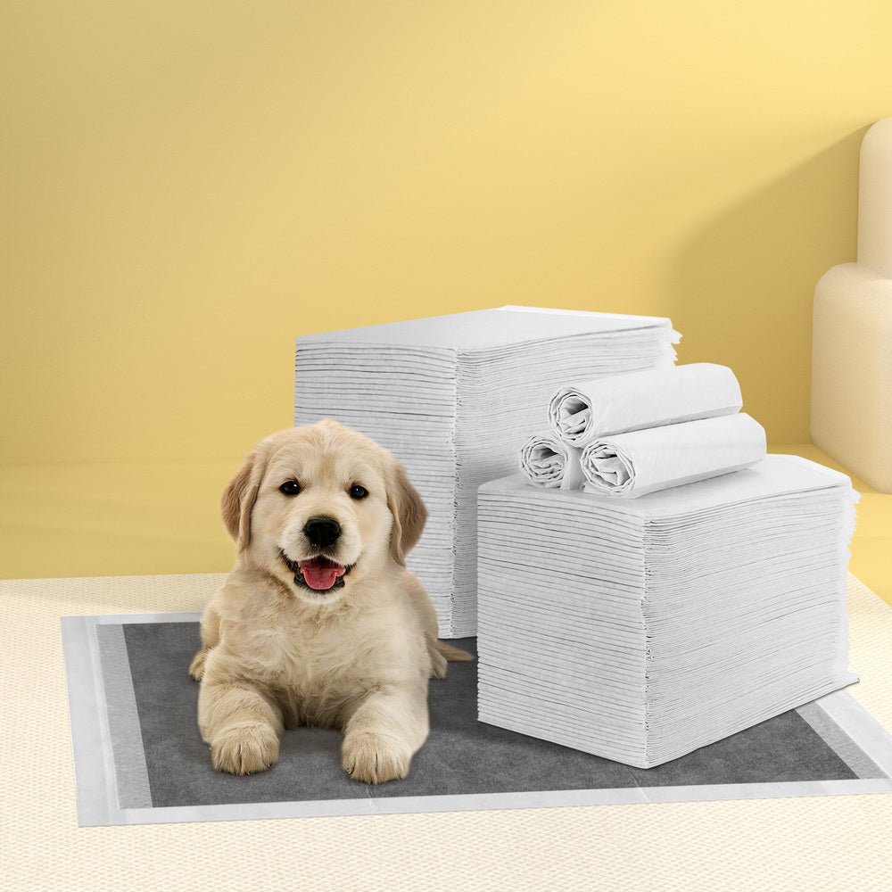 i.Pet Pet Training Pads 400pcs 60x60cm Puppy Dog Toilet Pee Indoor Super Absorbent Grey