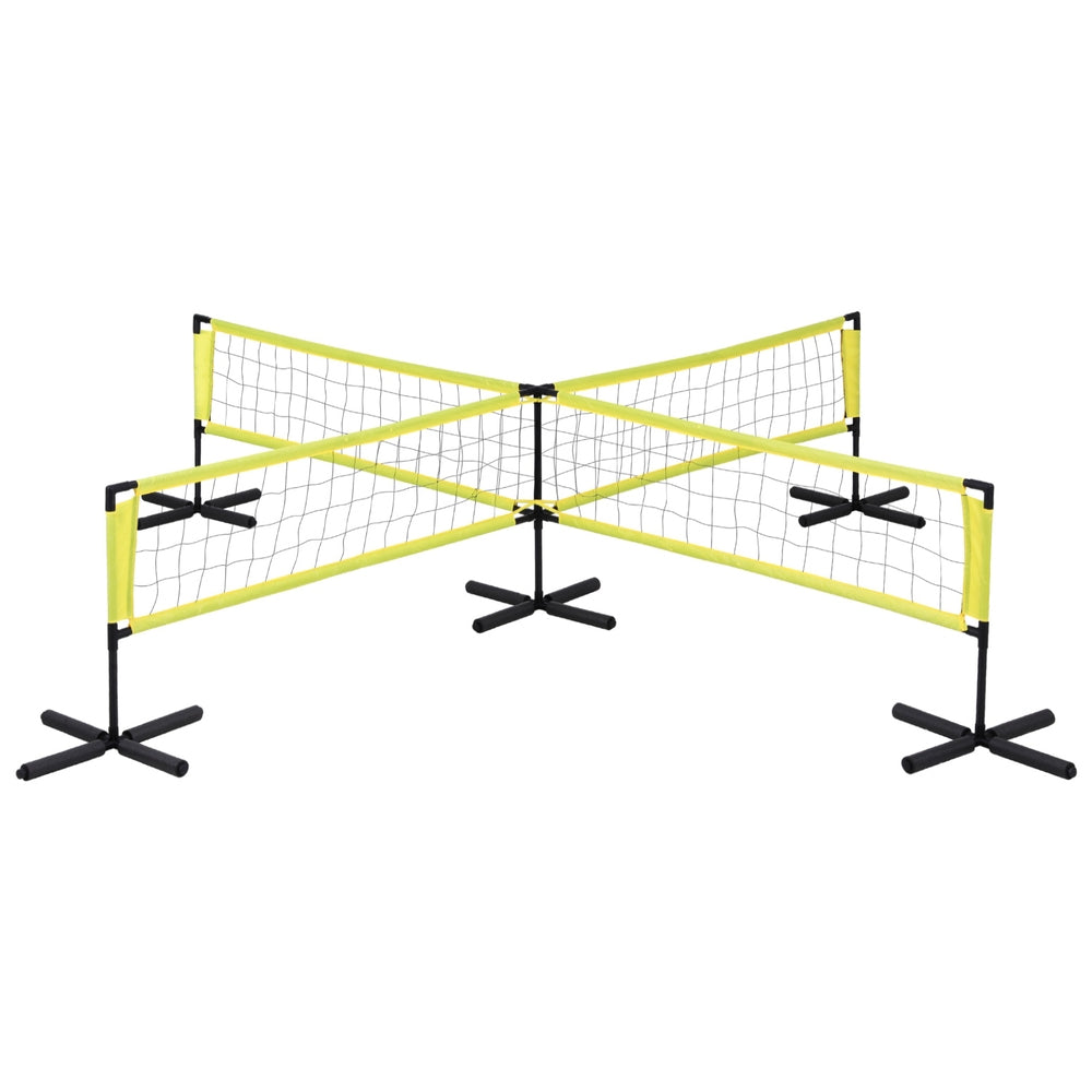 Everfit Water Volleyball Net Set Portable Swimming Pool Nets Game Four Square