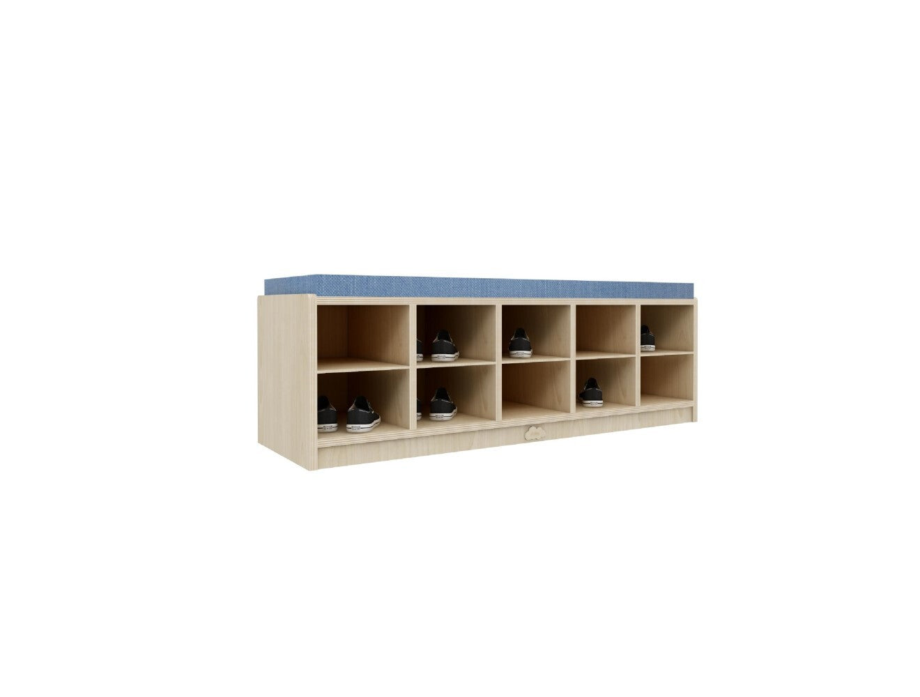 Jooyes 10 Cubbies Kids Shoes Storage Bench