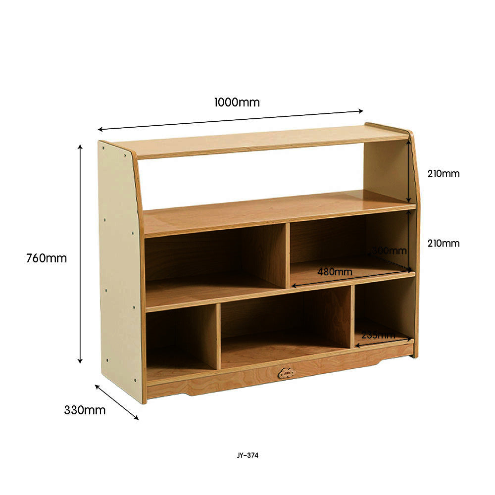 Jooyes Goteborg 5 Cubby Storage Cabinet - H76cm