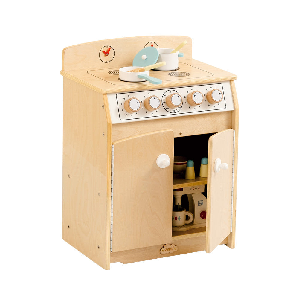 Jooyes Kids Wooden Play Kitchen Stove - H65cm