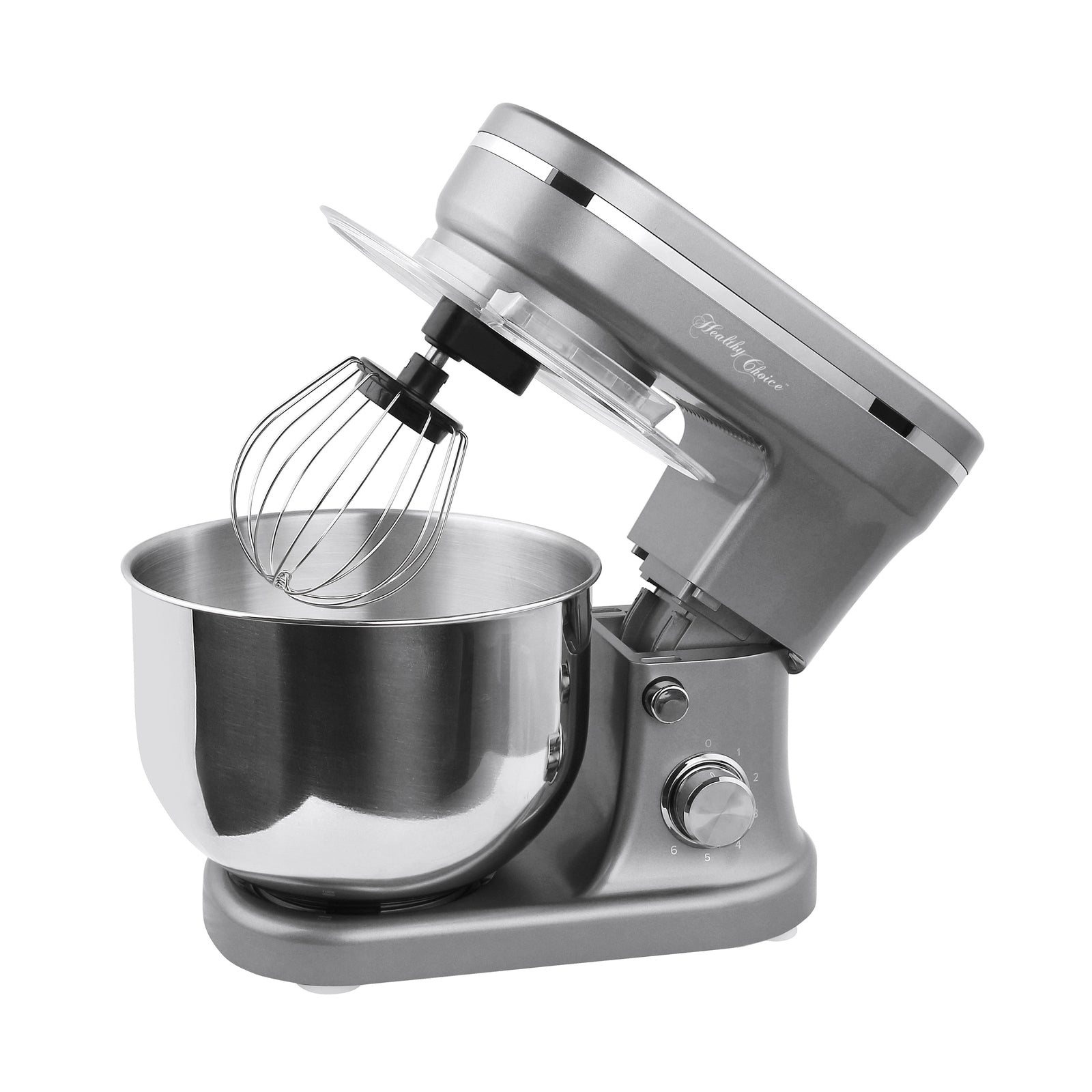 1200W Mix Master 5L Kitchen Stand (Titanium) w/ Whisk & Beater