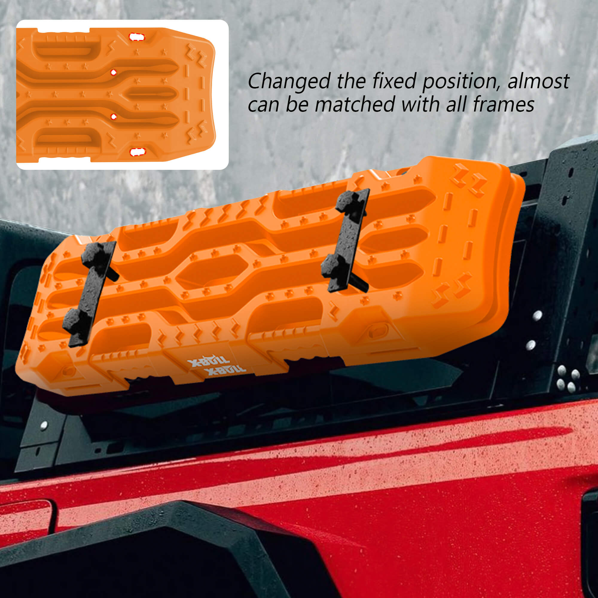 X-BULL 4X4 Recovery tracks Boards Sand tracks Snow Mud 2PCS 12T 4WD Car Truck New