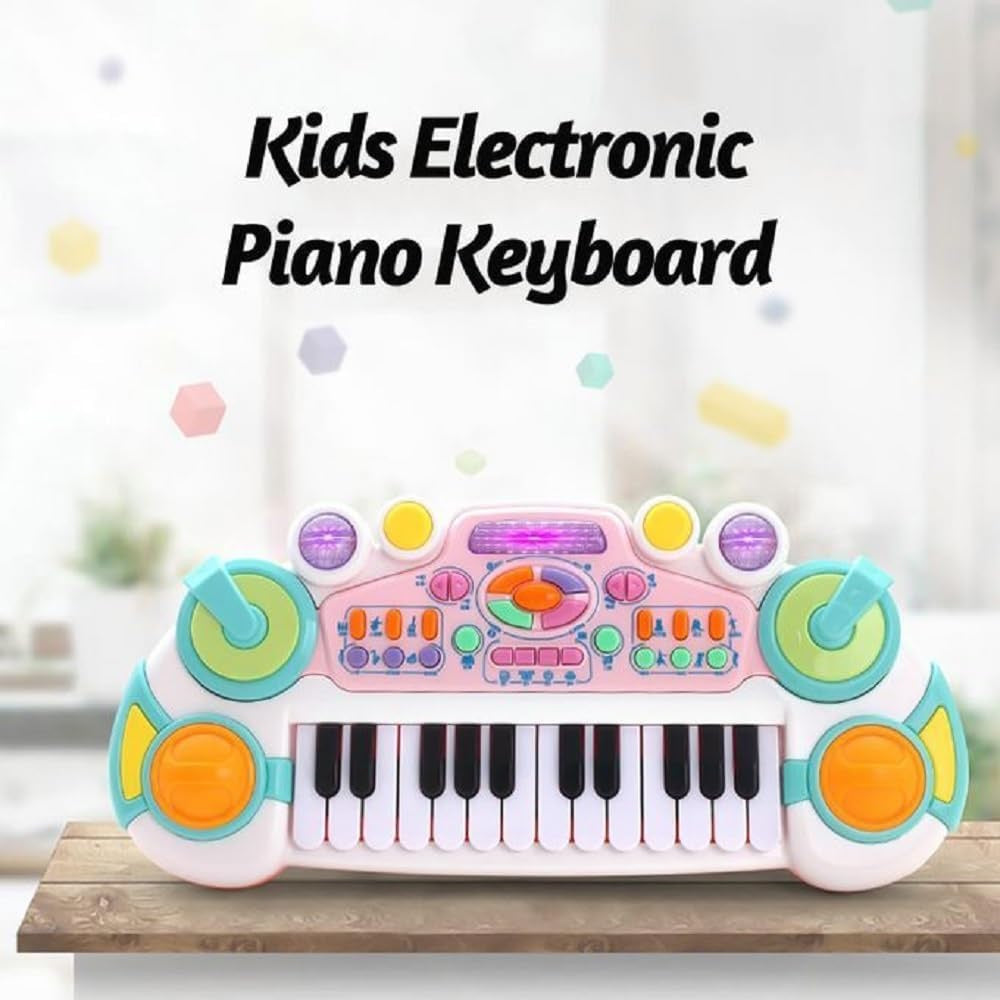 GOMINIMO Kids Toy Musical Electronic Piano Keyboard (Pink) GO-MAT-112-XC