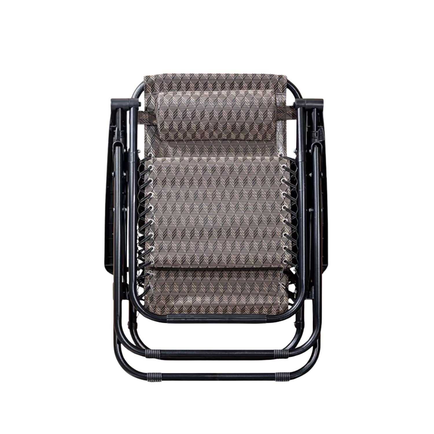 KILIROO Folding Reclining Camping Chair With Breathable Mesh (Argyle) KR-FC-106-QL