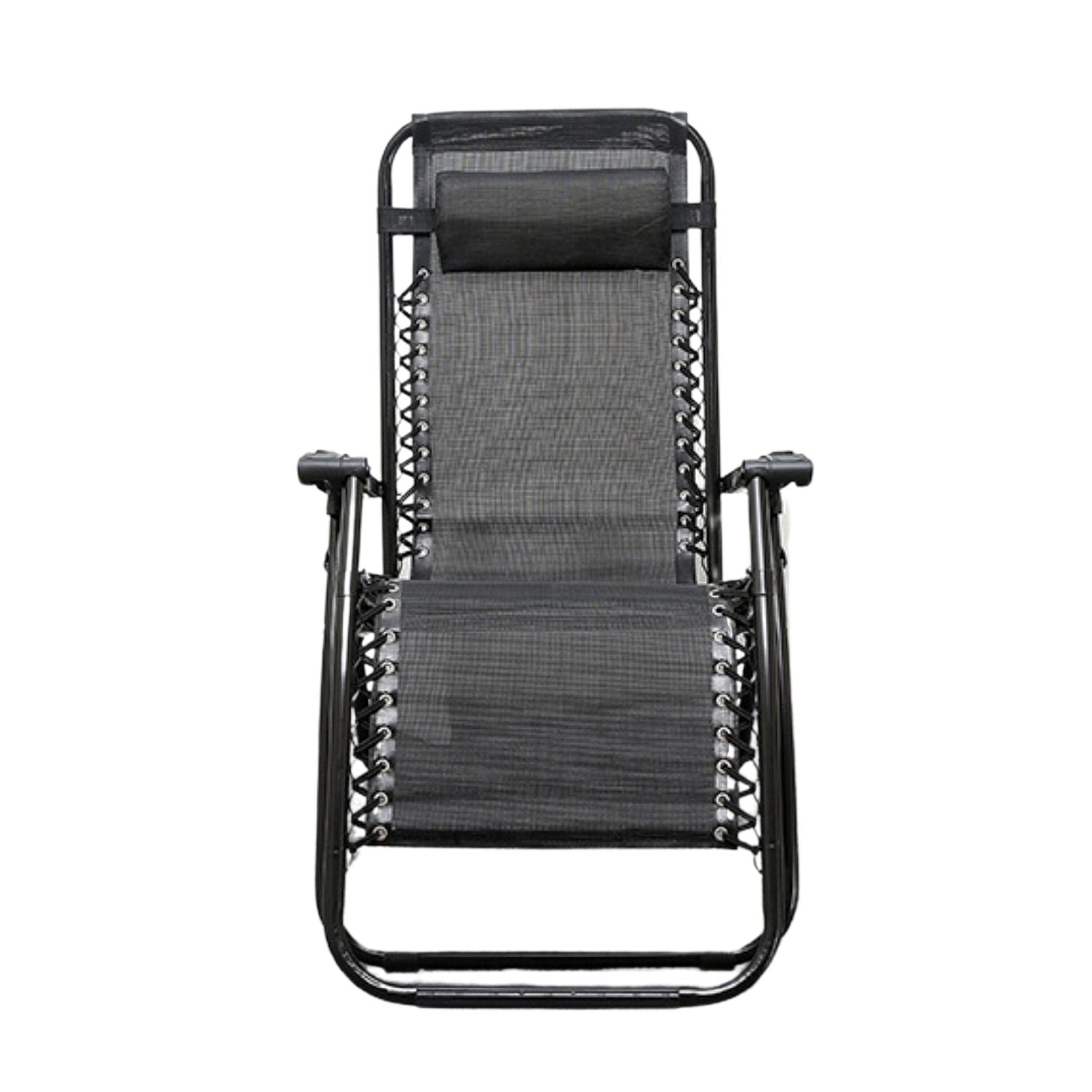 KILIROO Folding Reclining Camping Chair With Breathable Mesh (Black) KR-FC-105-QL