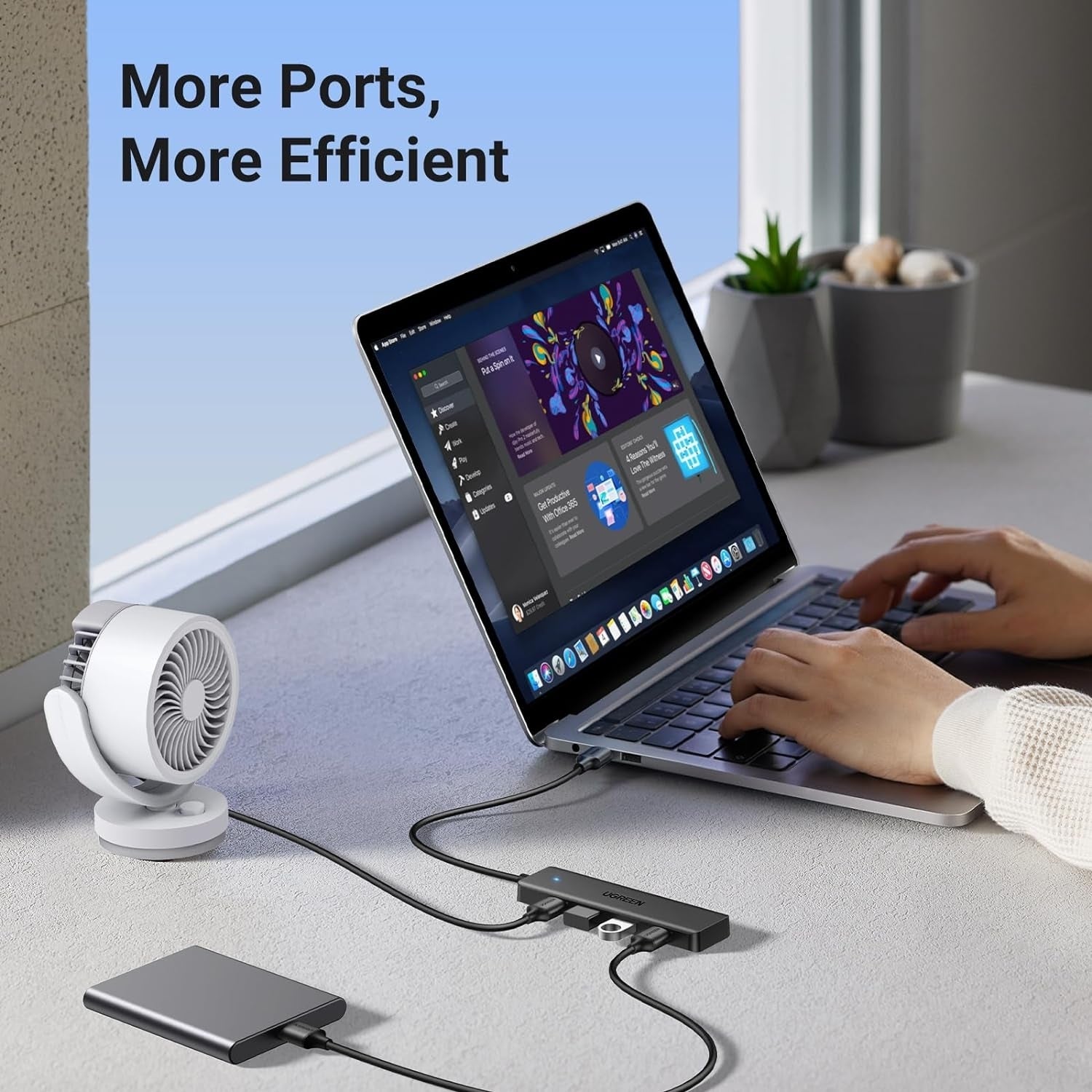 UGREEN 25851 4-Port USB 3.0 Hub