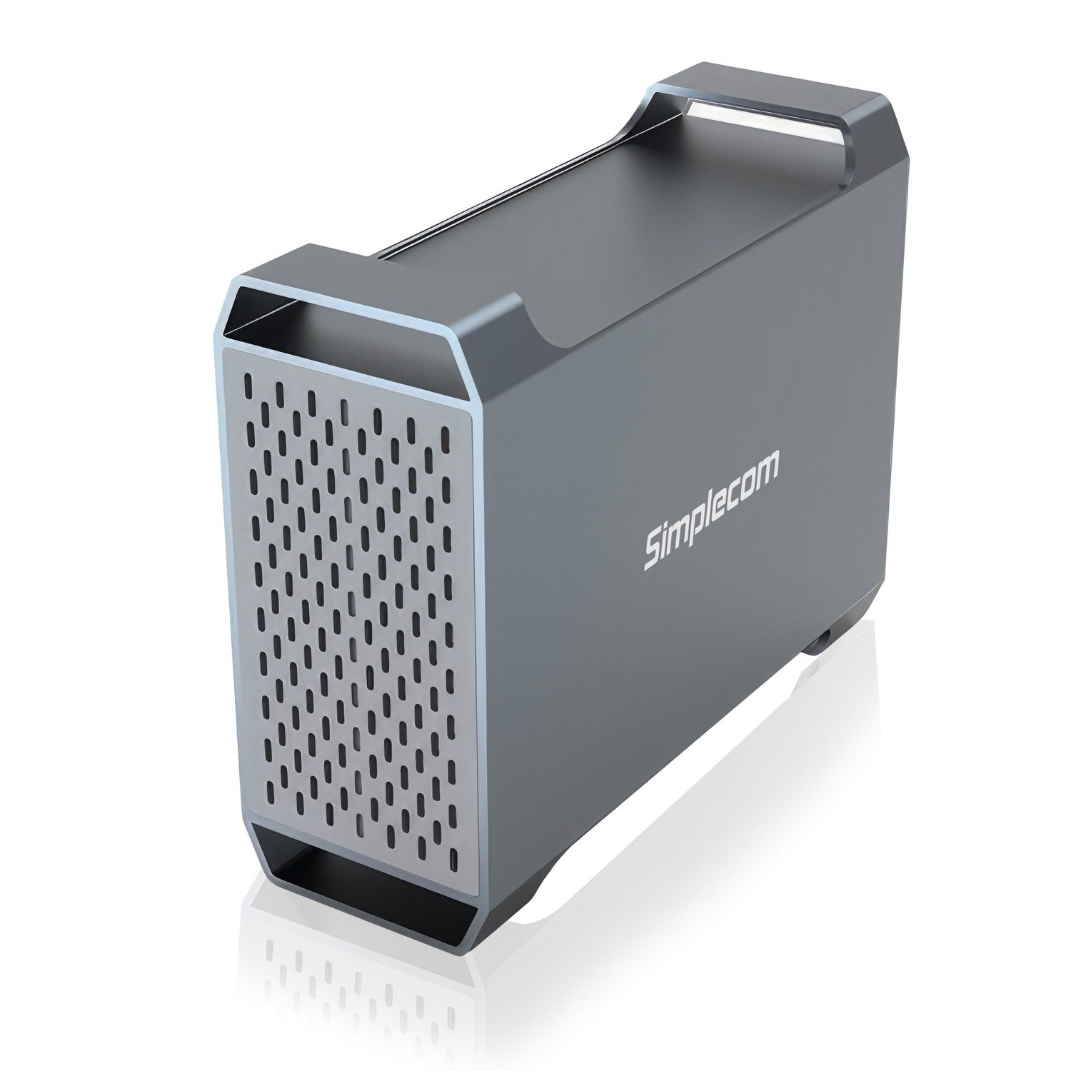 Simplecom SE482 SuperSpeed USB Dual Bay 3.5" SATA Hard Drive RAID Enclosure USB-C RAID 0/1, JBOD