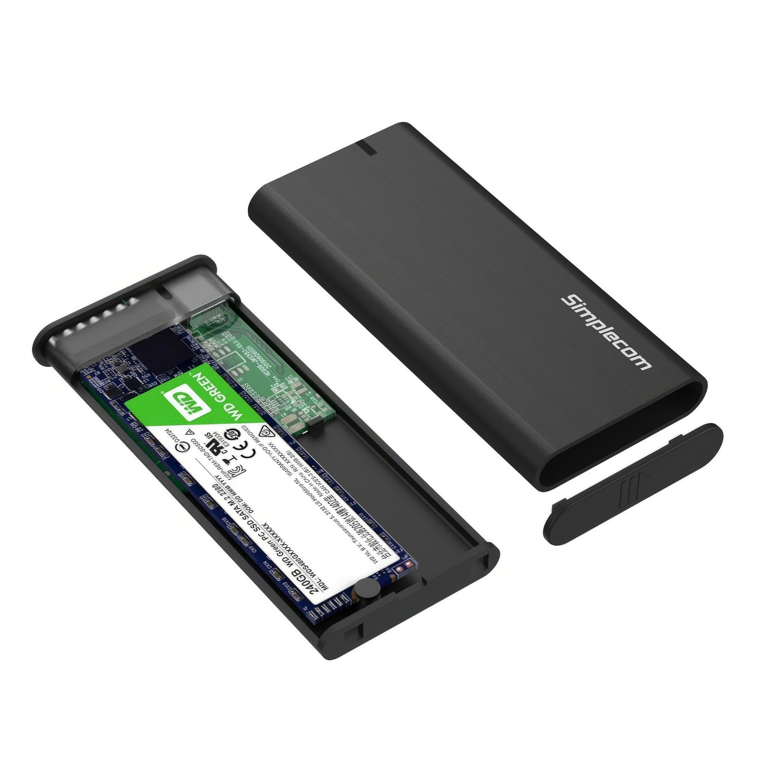 Simplecom SE502C SATA M.2 SSD to USB-C Enclosure USB 3.2 Gen1 5Gbps