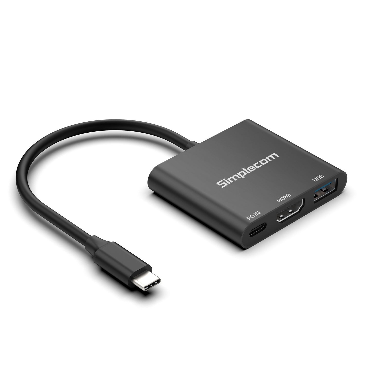 Simplecom DA320 USB-C 3-In-1 Adapter USB 3.2 Gen 1 5Gbps PD HDMI 2.0 4K@60Hz