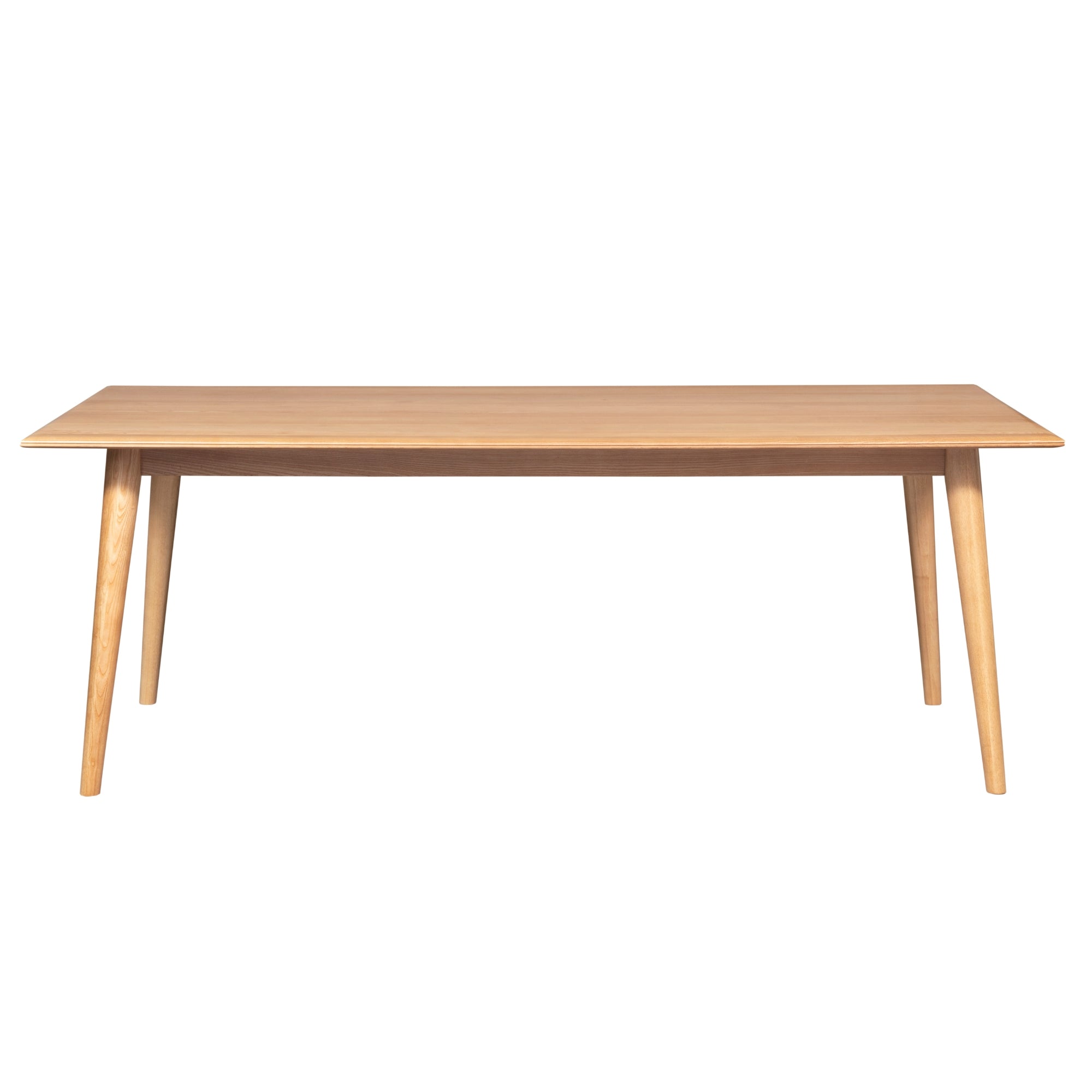 Emilio 210cm Dining Table Scandinavian Style Solid Ash Wood Oak