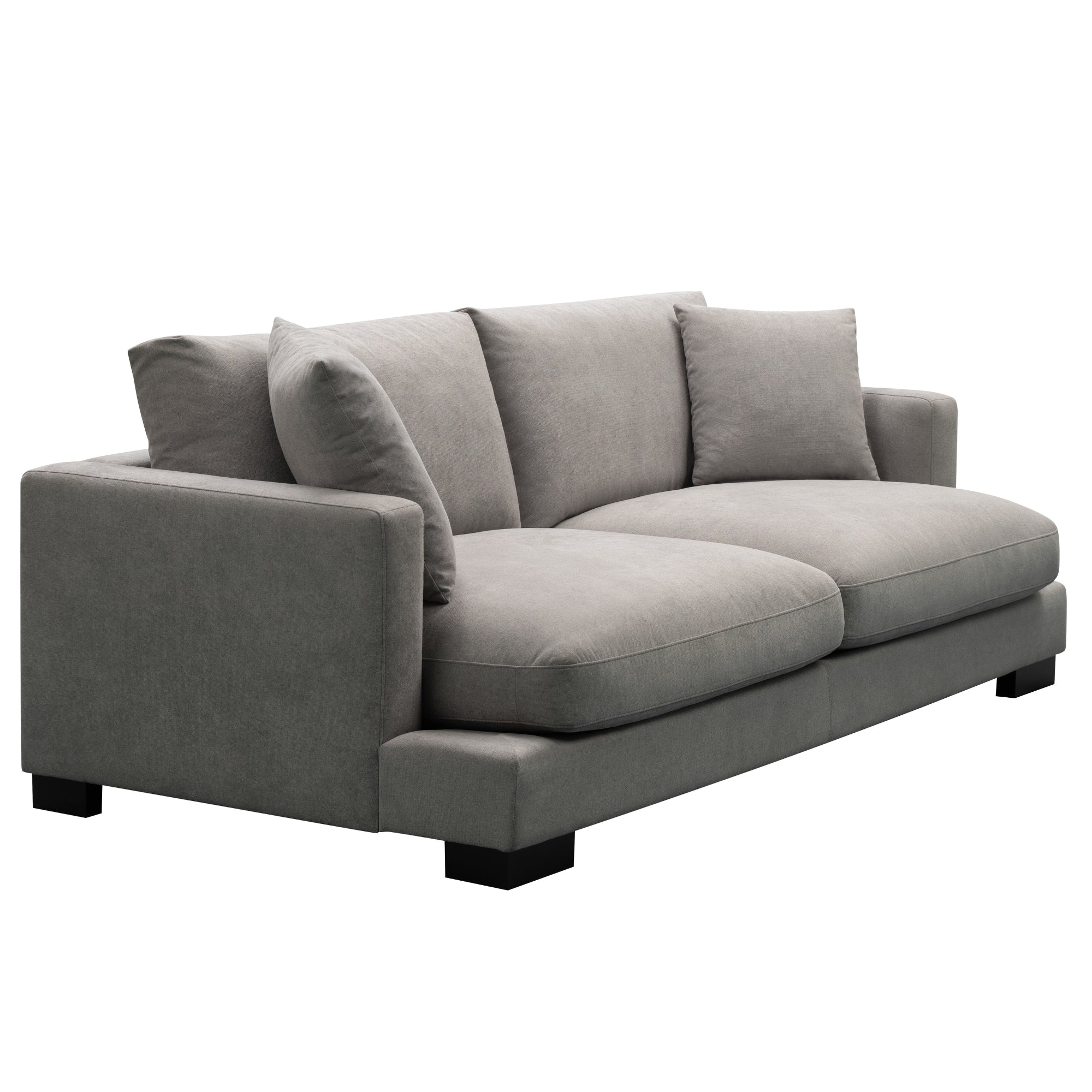 Royalty 3 + 2 Seater Sofa Fabric Uplholstered Lounge Couch - Grey