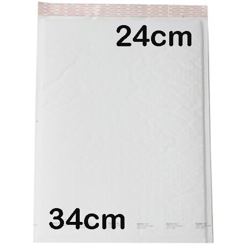 25 Piece Pack - 340x240mm LARGE Bubble Padded Envelope Bag Post Courier Mailing Shipping Mail Self Seal