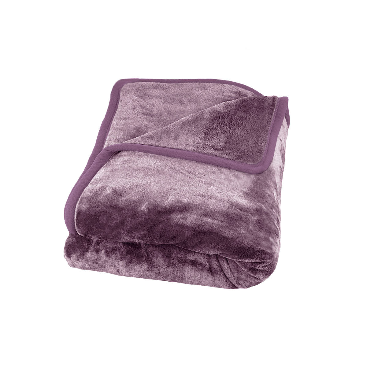 J Elliot Home 800GSM Luxury Winter Thick Mink Blanket Grape Queen