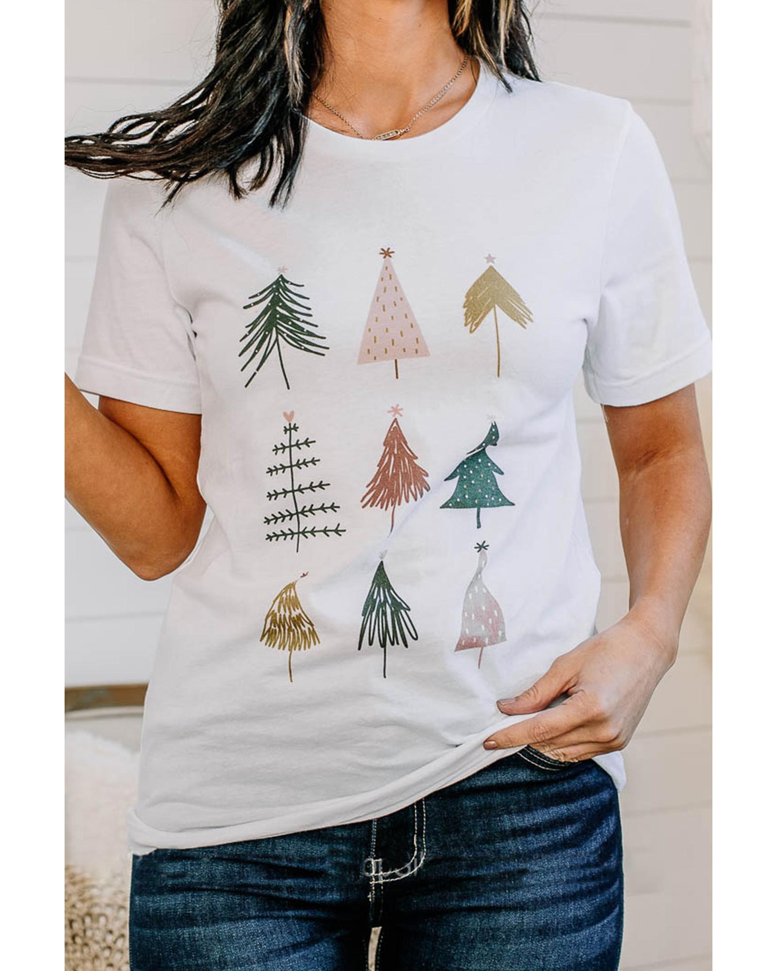 Azura Exchange Christmas Tree Graphic Tee - 2XL