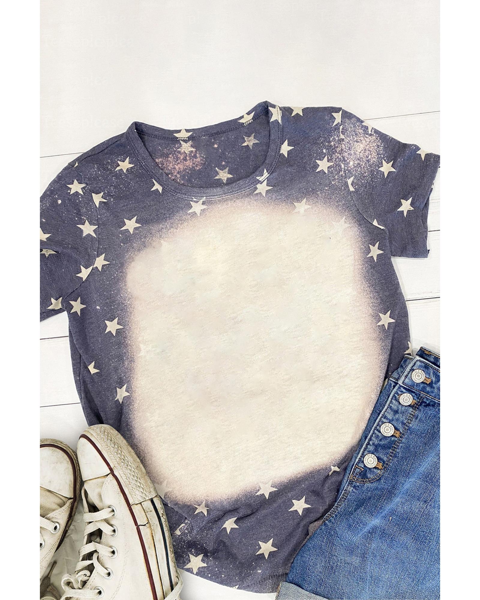 Azura Exchange Bleached Star Tee - L