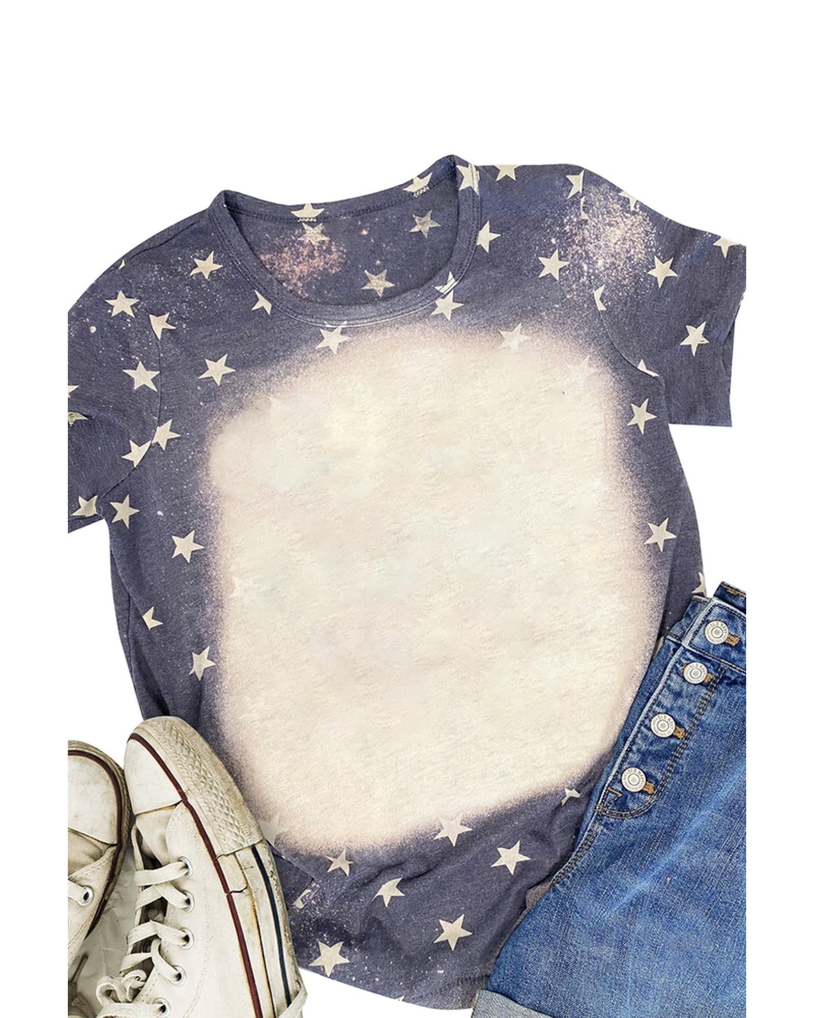 Azura Exchange Bleached Star Tee - S