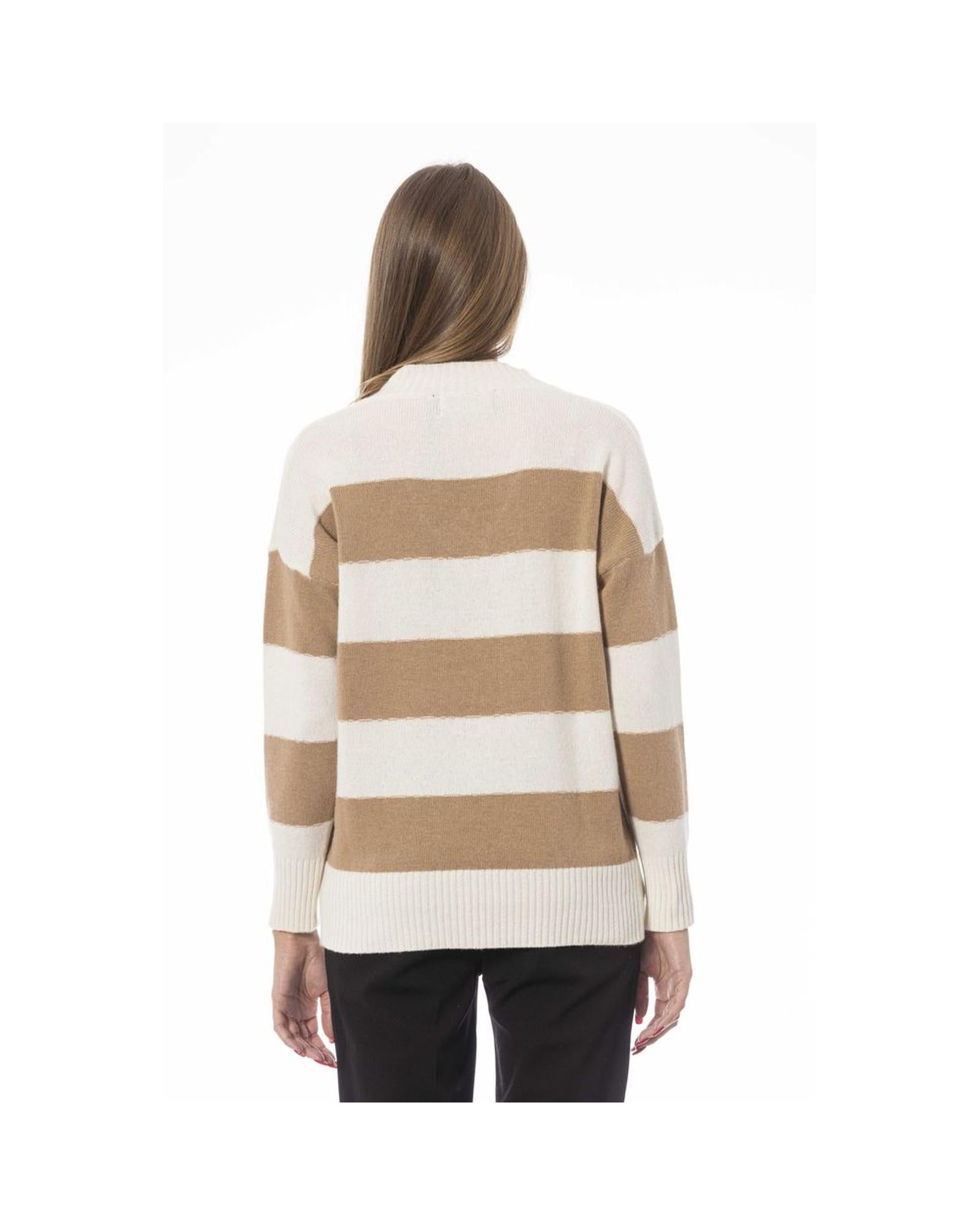 Baldinini Trend Women's Beige Wool Sweater - M