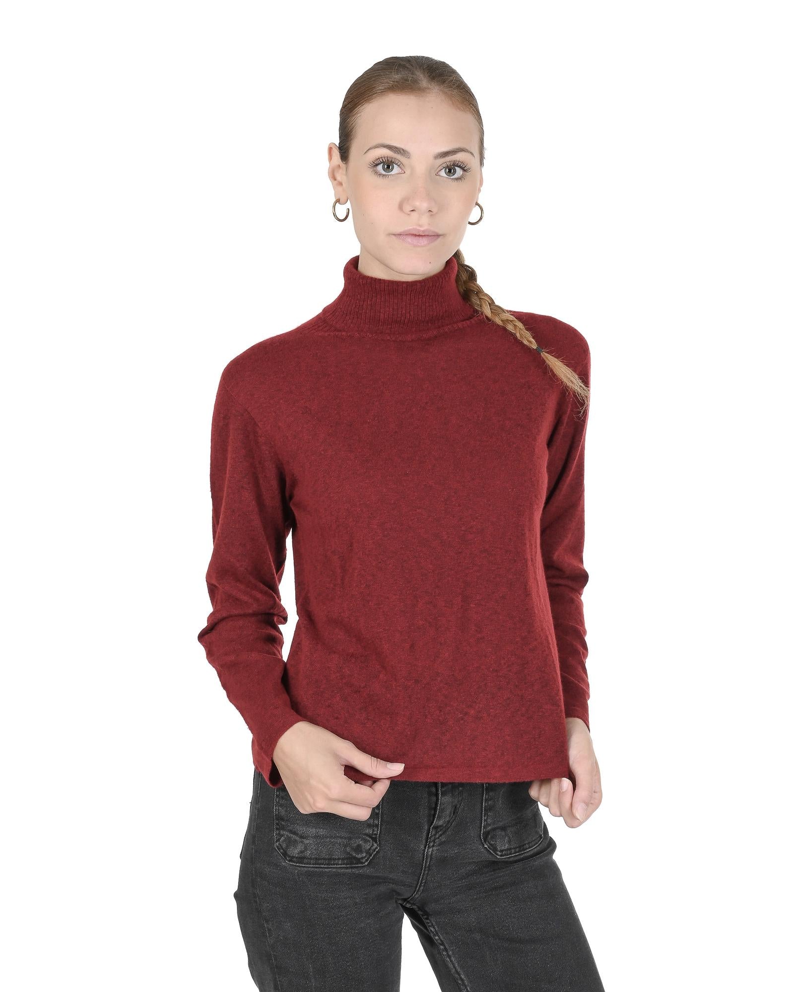Cashmere Turtleneck Sweater Made in Italy - M
