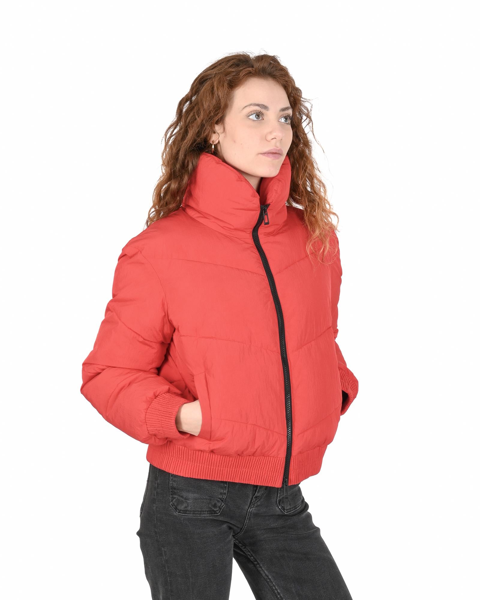 Hugo Boss Women's Red Polyamide Jacket in Red - XS