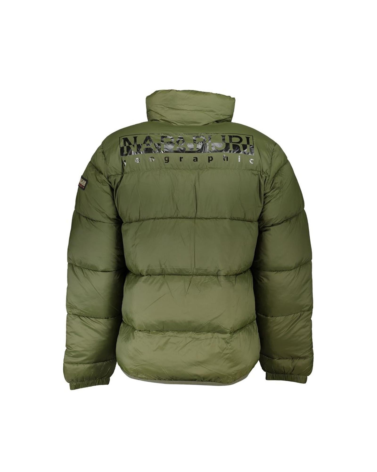 Napapijri Men's Green Polyamide Jacket - L