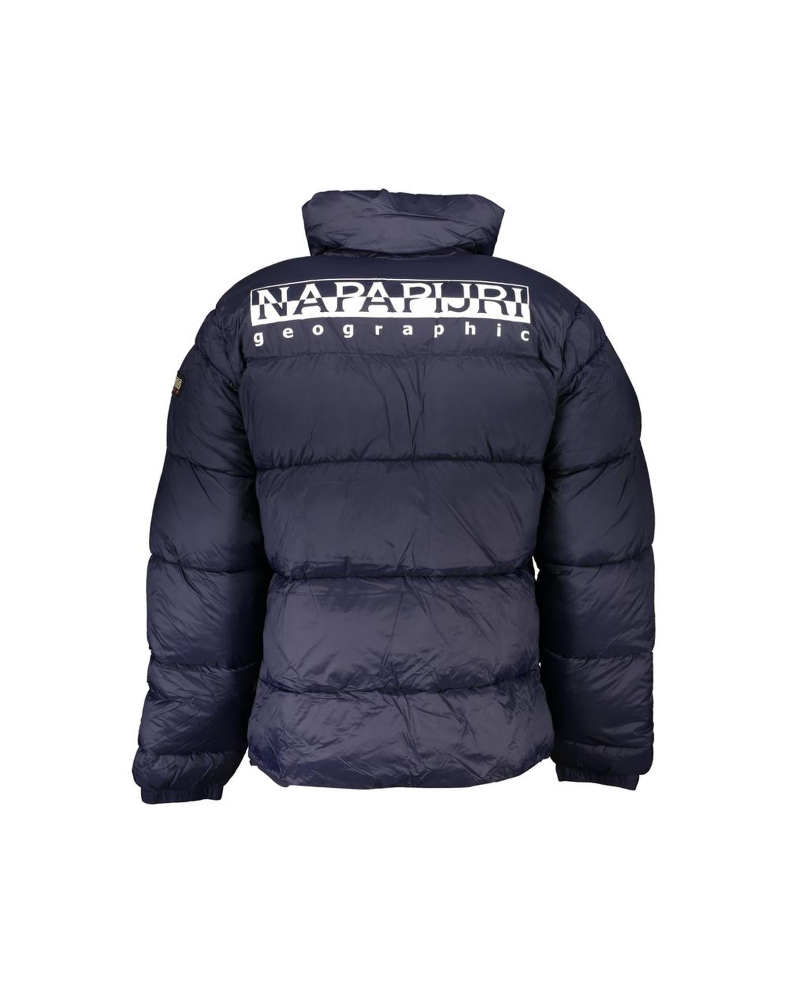 Napapijri Men's Blue Polyamide Jacket - M