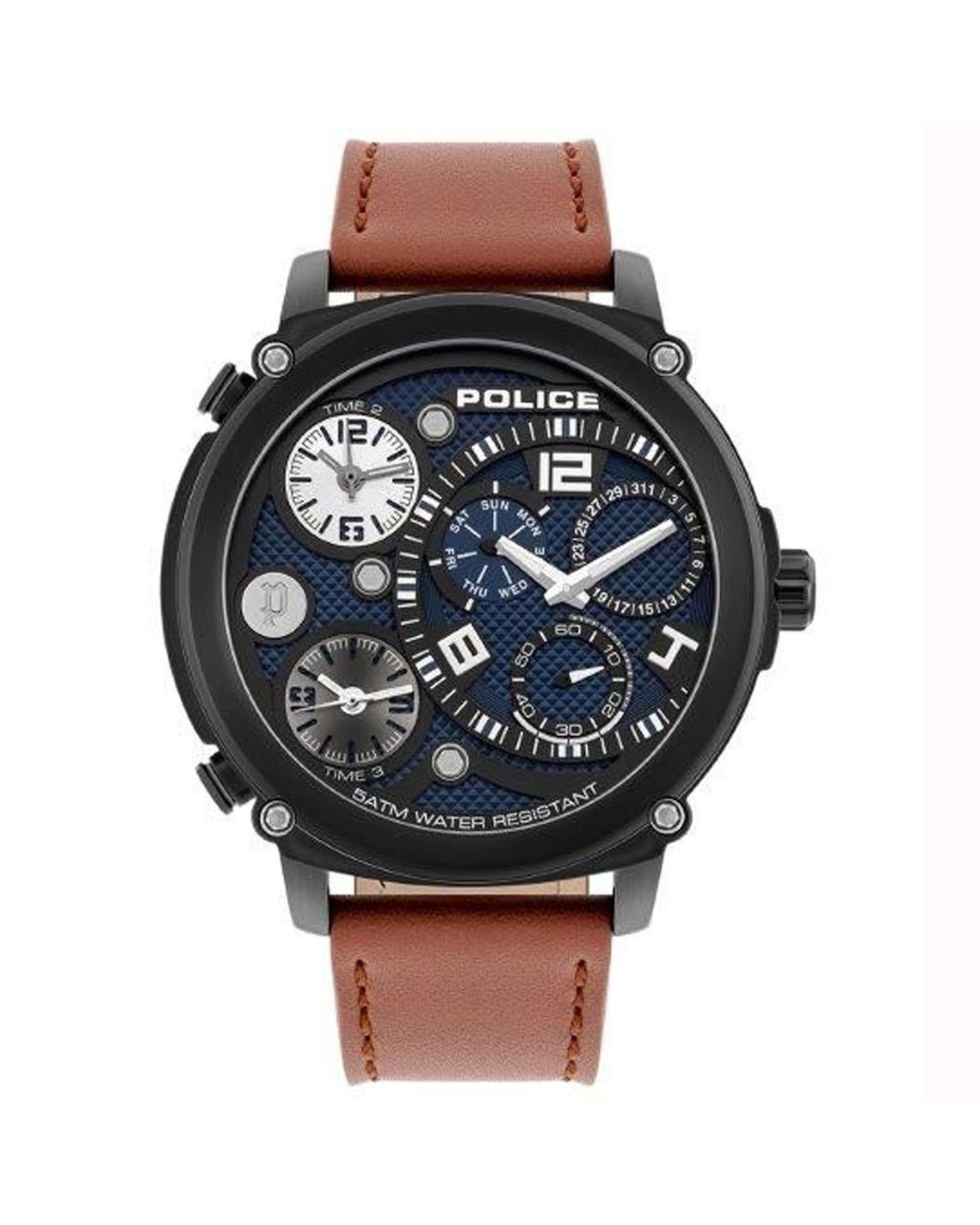 Police Men's Black  Watch - One Size