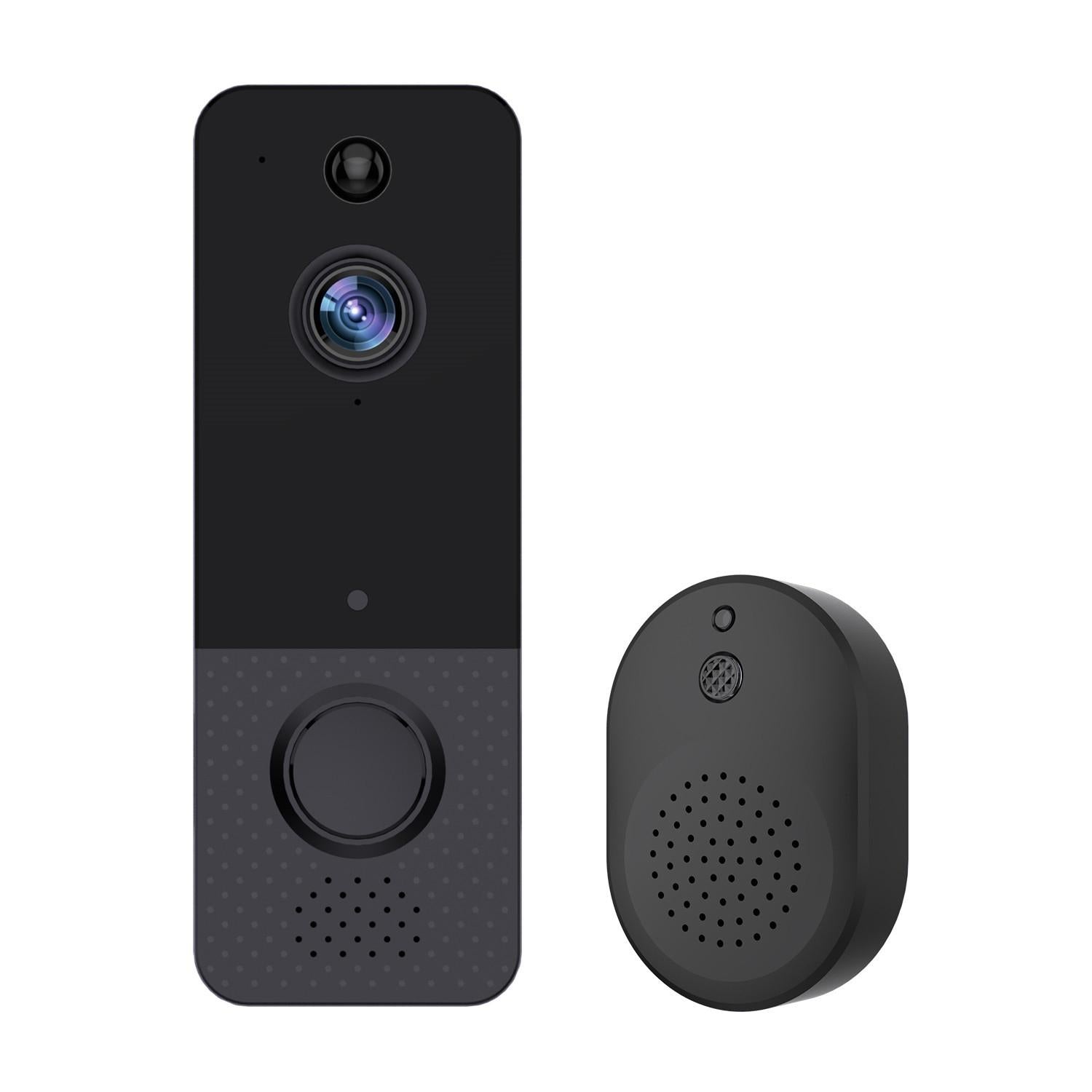 Wireless Wifi Video Doorbell With Night Vision And Ai Recognition - 720P - Without Battery