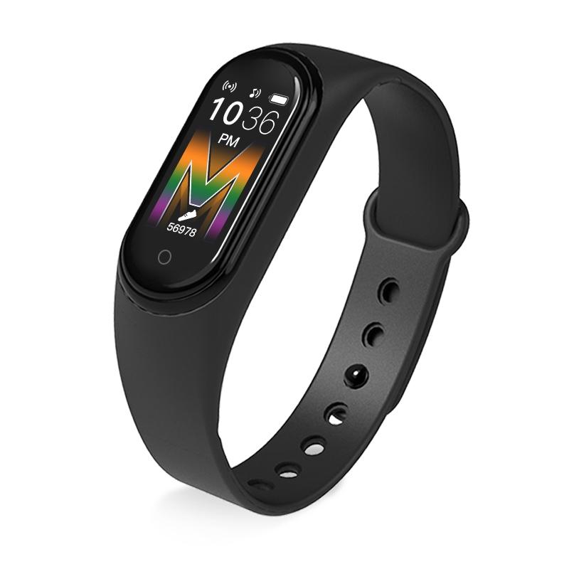 Waterproof Bluetooth Smart Watch With Hr / Bp Monitoring And Colour Screen - Black