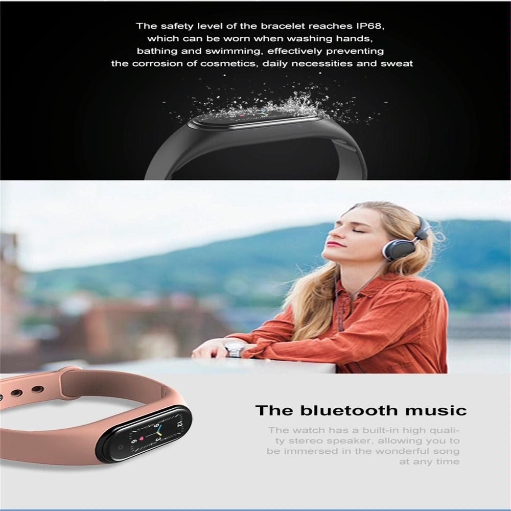 Waterproof Bluetooth Smart Watch With Hr / Bp Monitoring And Colour Screen - Pink