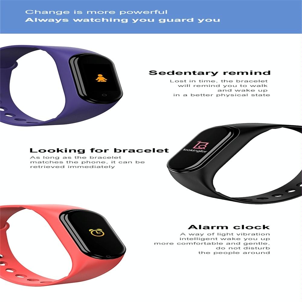 Waterproof Bluetooth Smart Watch With Hr / Bp Monitoring And Colour Screen - Pink