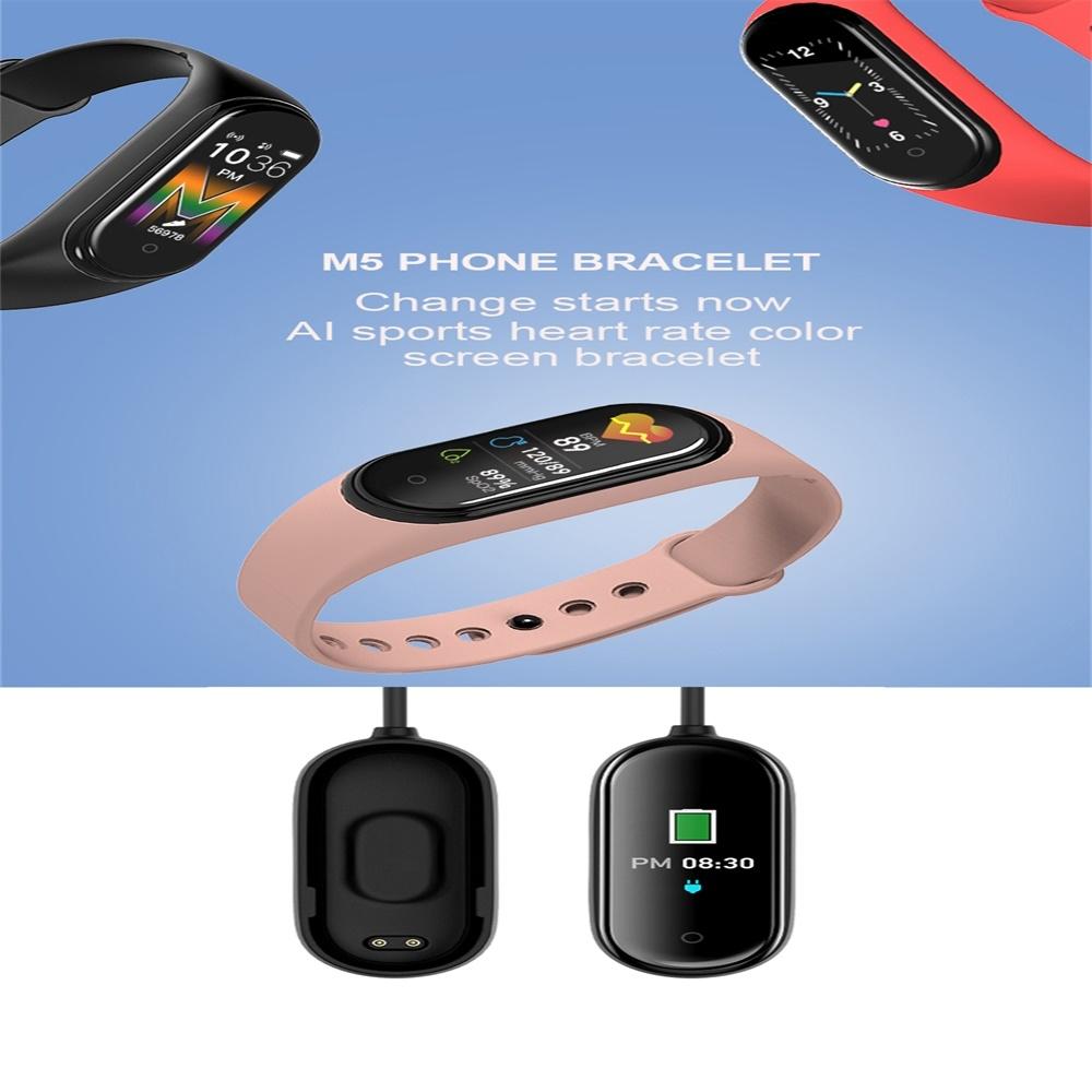 Waterproof Bluetooth Smart Watch With Hr / Bp Monitoring And Colour Screen - Pink