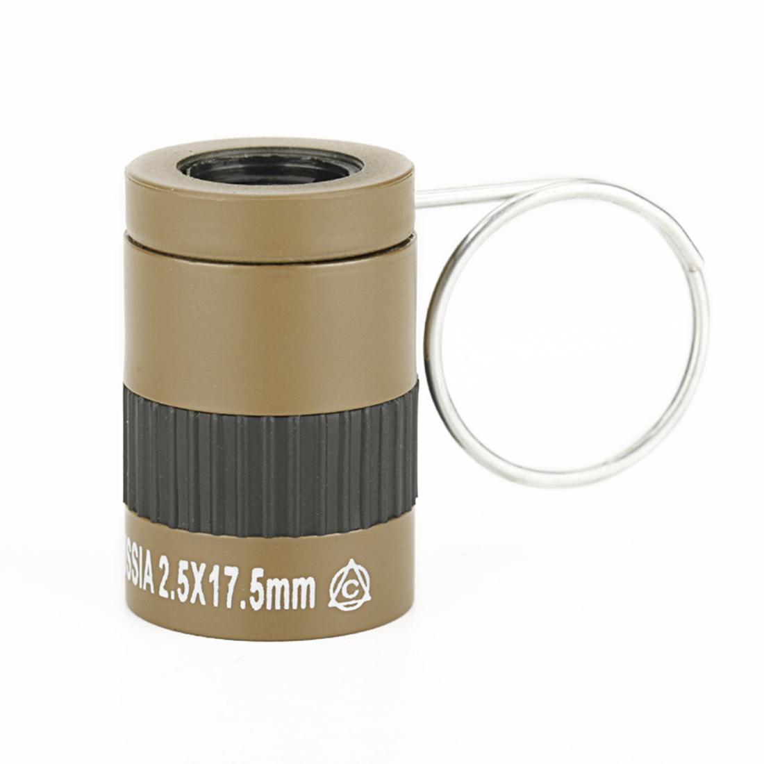 Mini Pocket Telescope With Finger Buckle - 2.5X17.5Mm