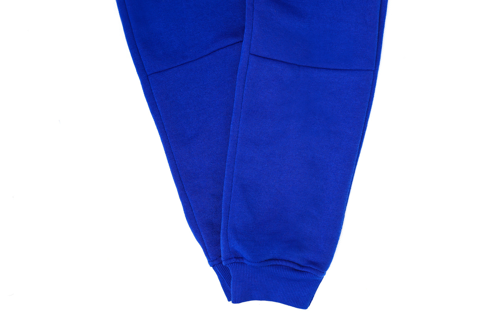 Mens Skinny Track Pants Joggers Trousers Gym Casual Sweat Cuffed Slim Trackies Fleece - Royal Blue - S