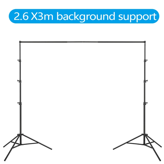 2.6M*3M Heavy Duty Backdrop Support System for Photography Background Photo Video Studio