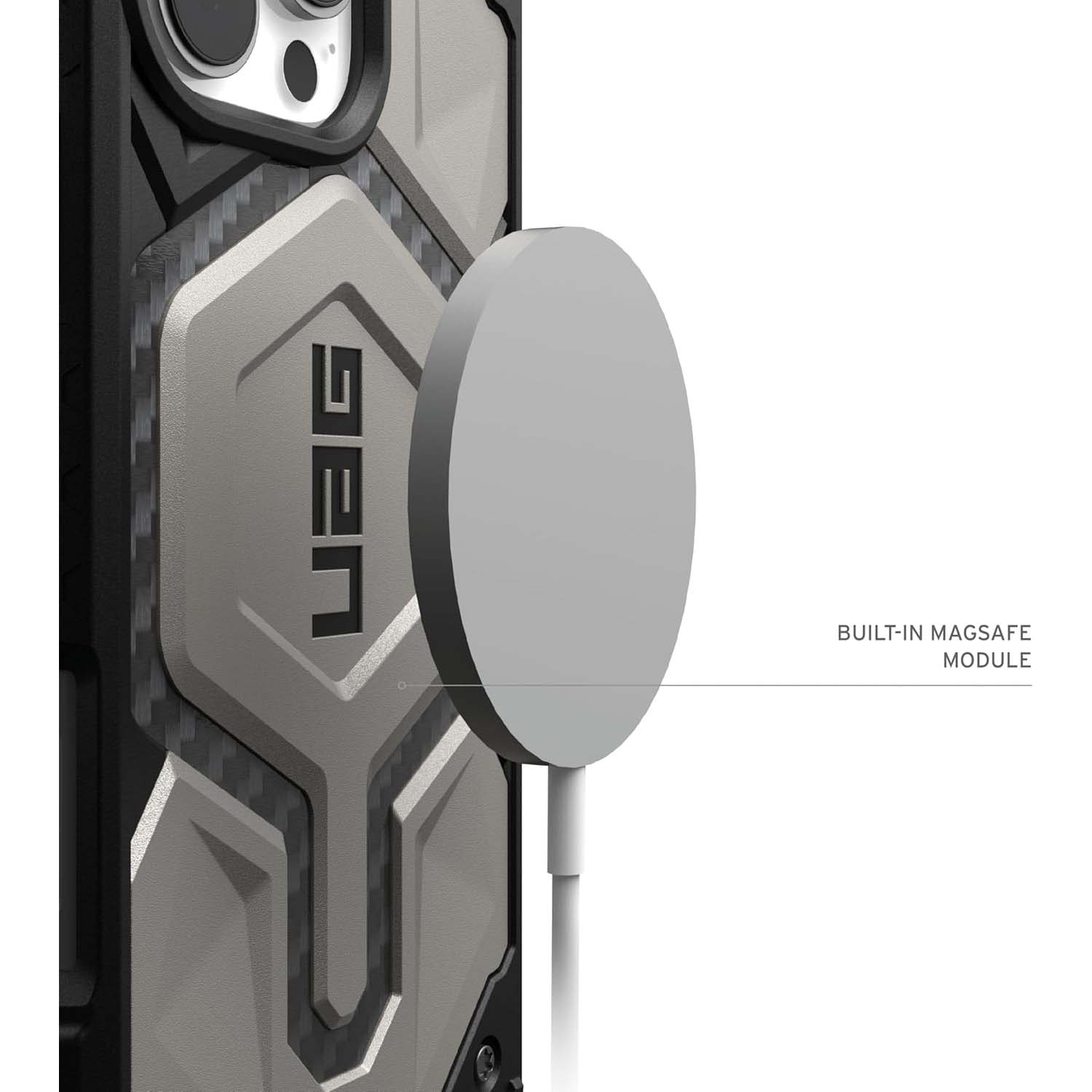 UAG Monarch Pro Back Case for iPhone 16 Pro Max - Titanium