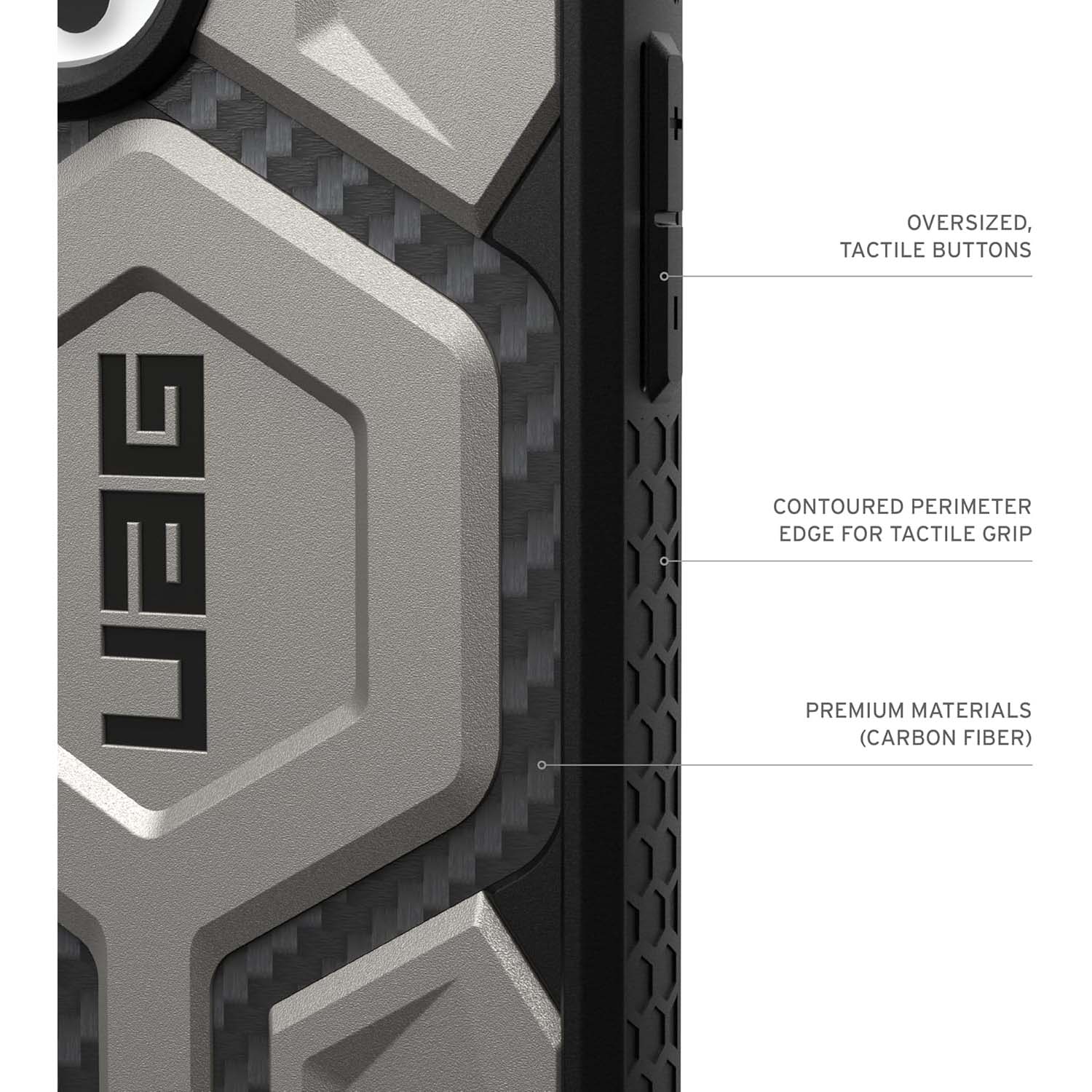 UAG Monarch Pro Back Case for iPhone 16 Pro Max - Titanium