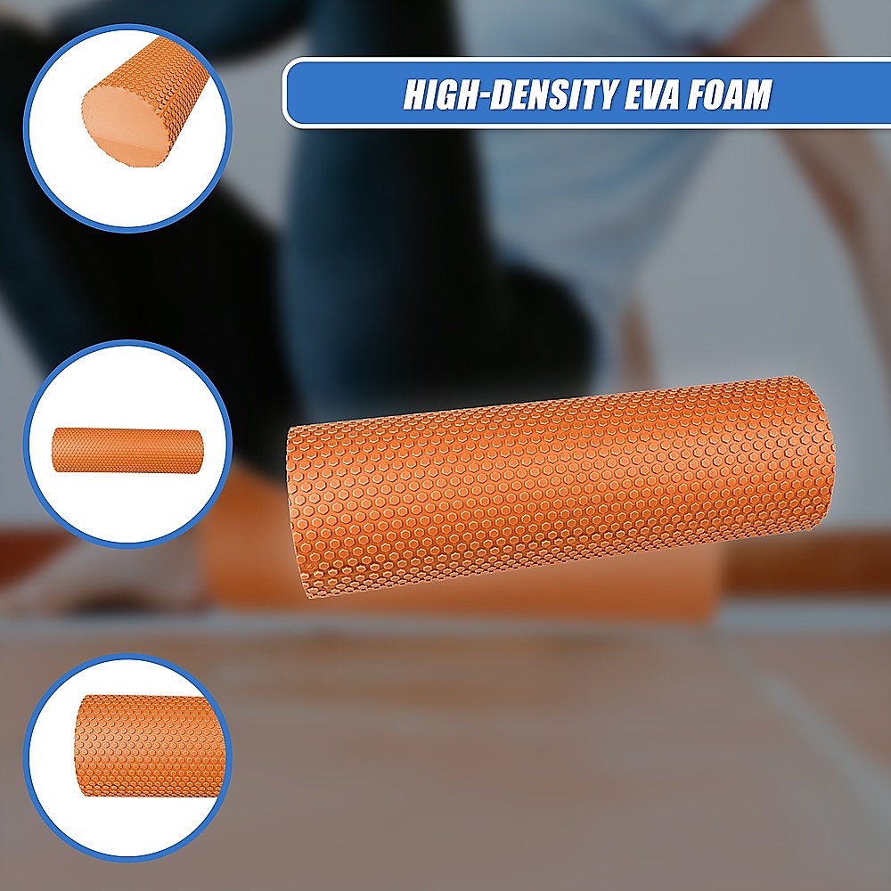 45 x 15cm Physio Yoga Pilates Foam Roller