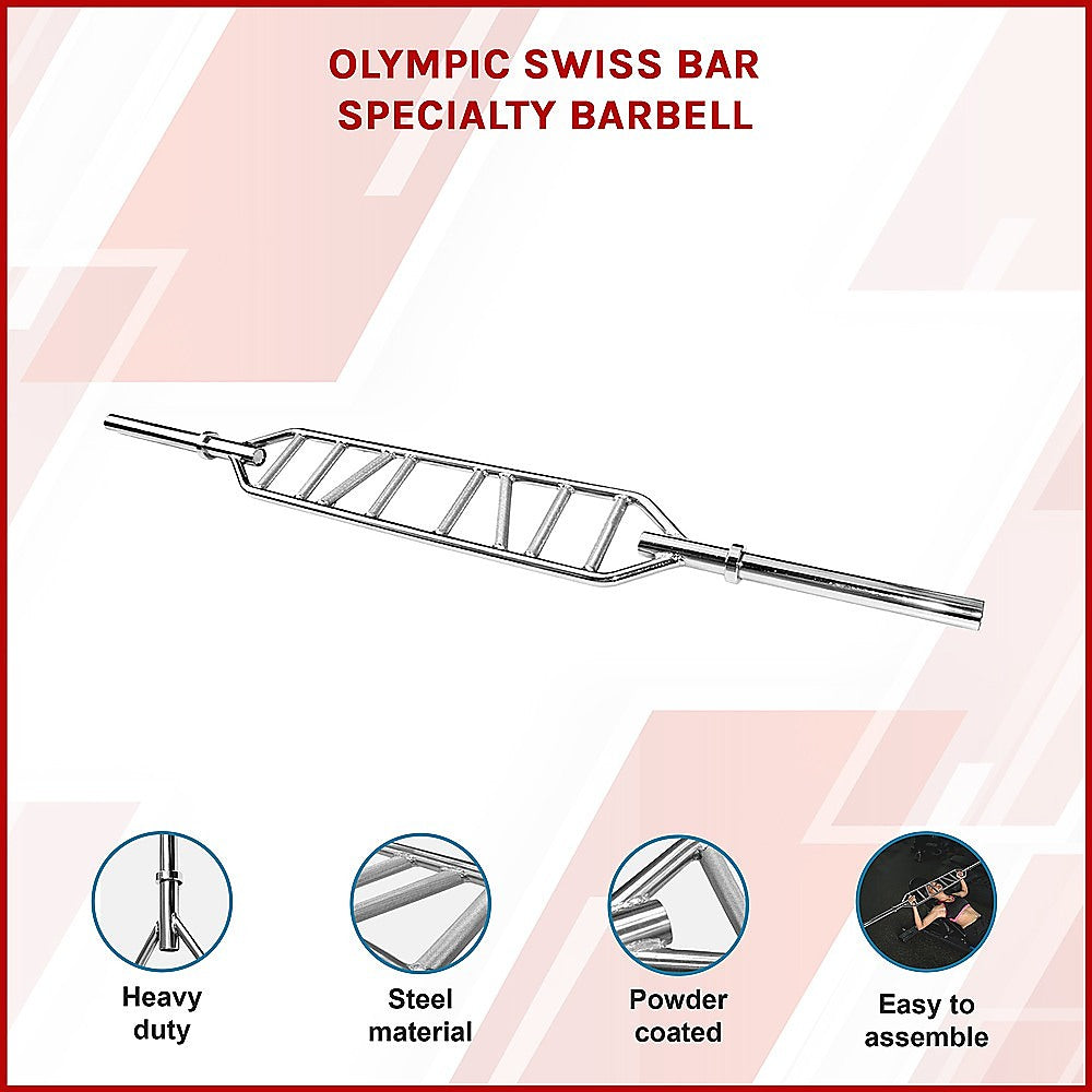 Olympic Swiss Bar Specialty Barbell