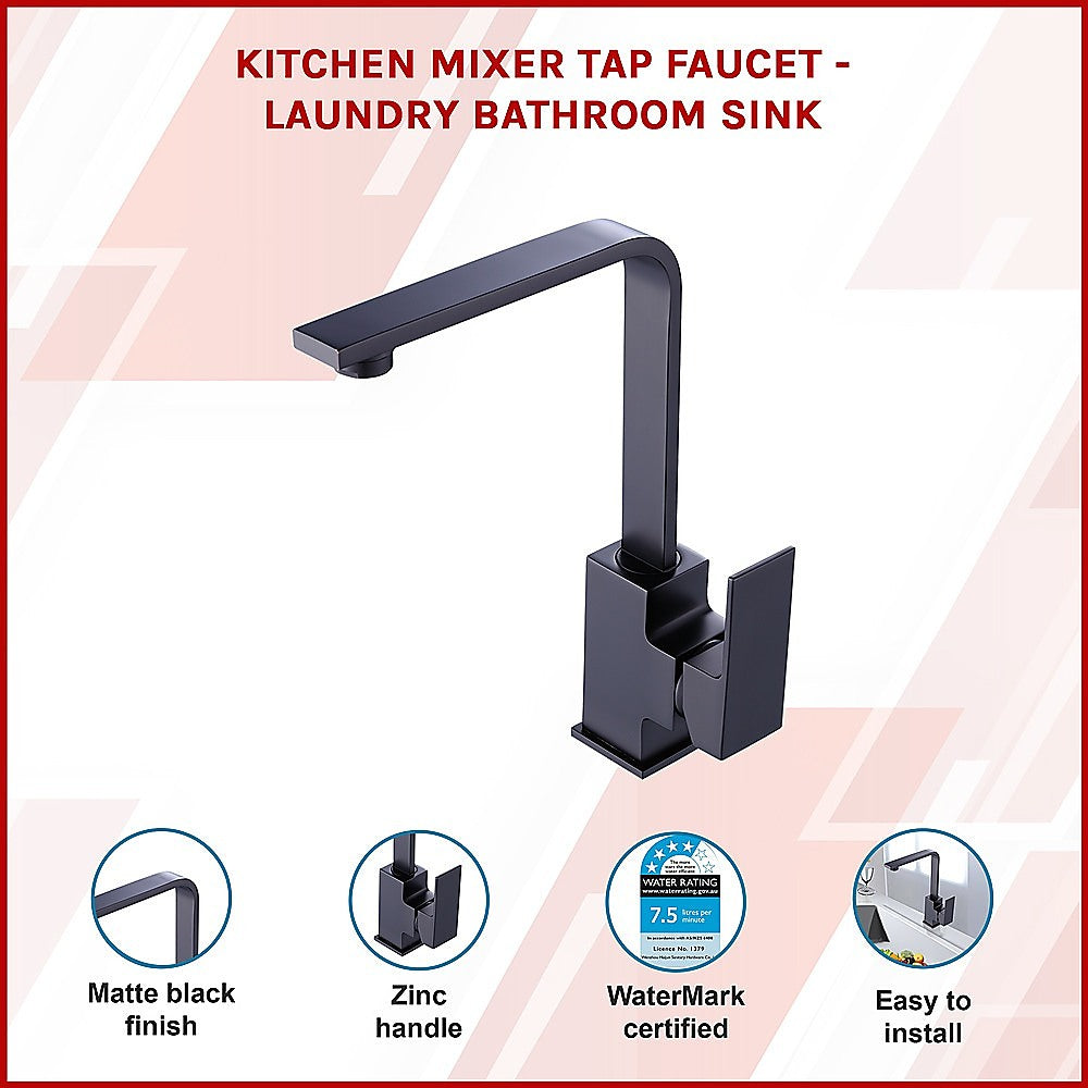 Kitchen Mixer Tap Faucet - Laundry Bathroom Sink