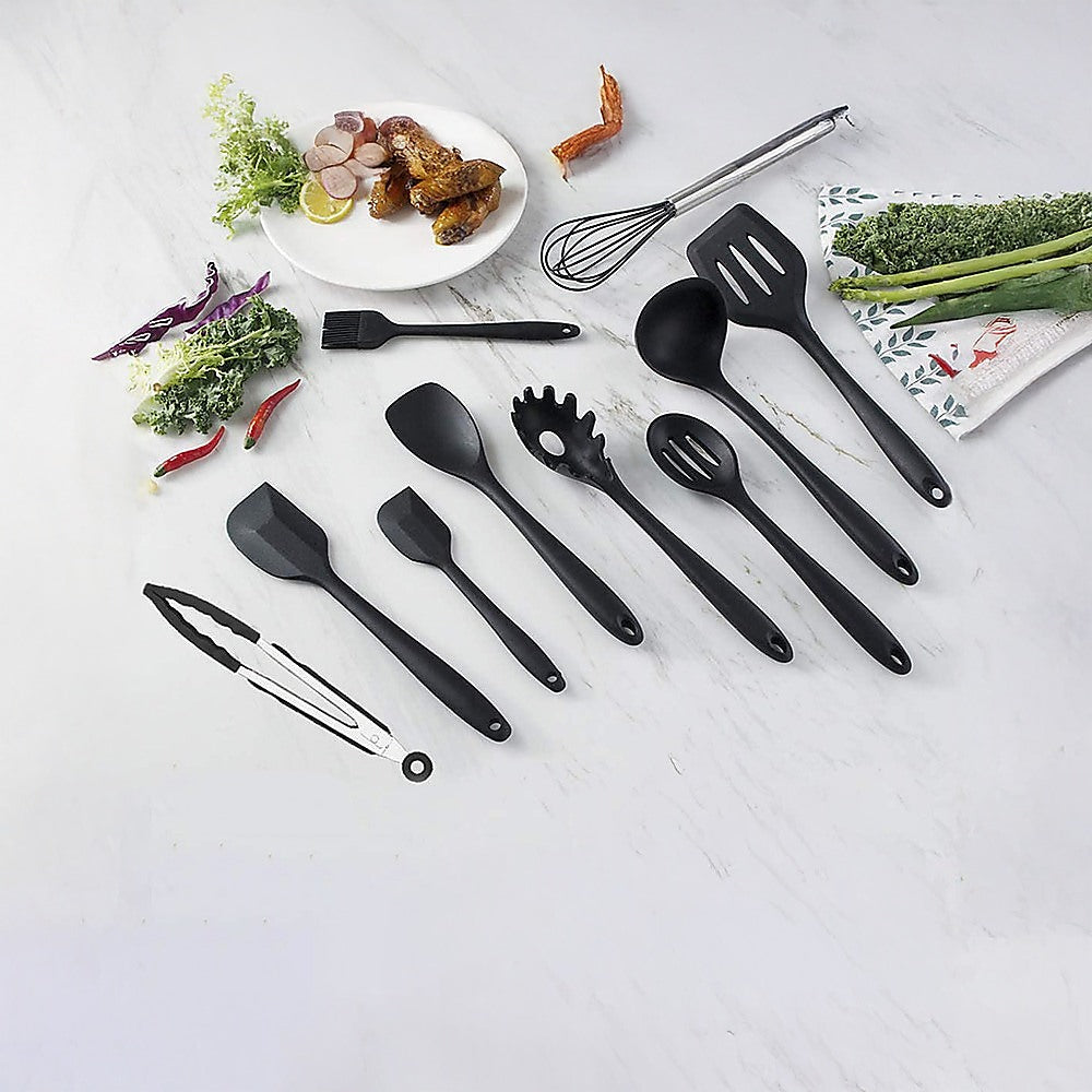 11pcs Kitchen Utensil Set Silicone Heat-Resistant Non-Stick Kitchen Utensils kit