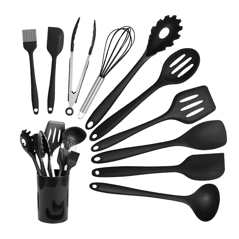 11pcs Kitchen Utensil Set Silicone Heat-Resistant Non-Stick Kitchen Utensils kit