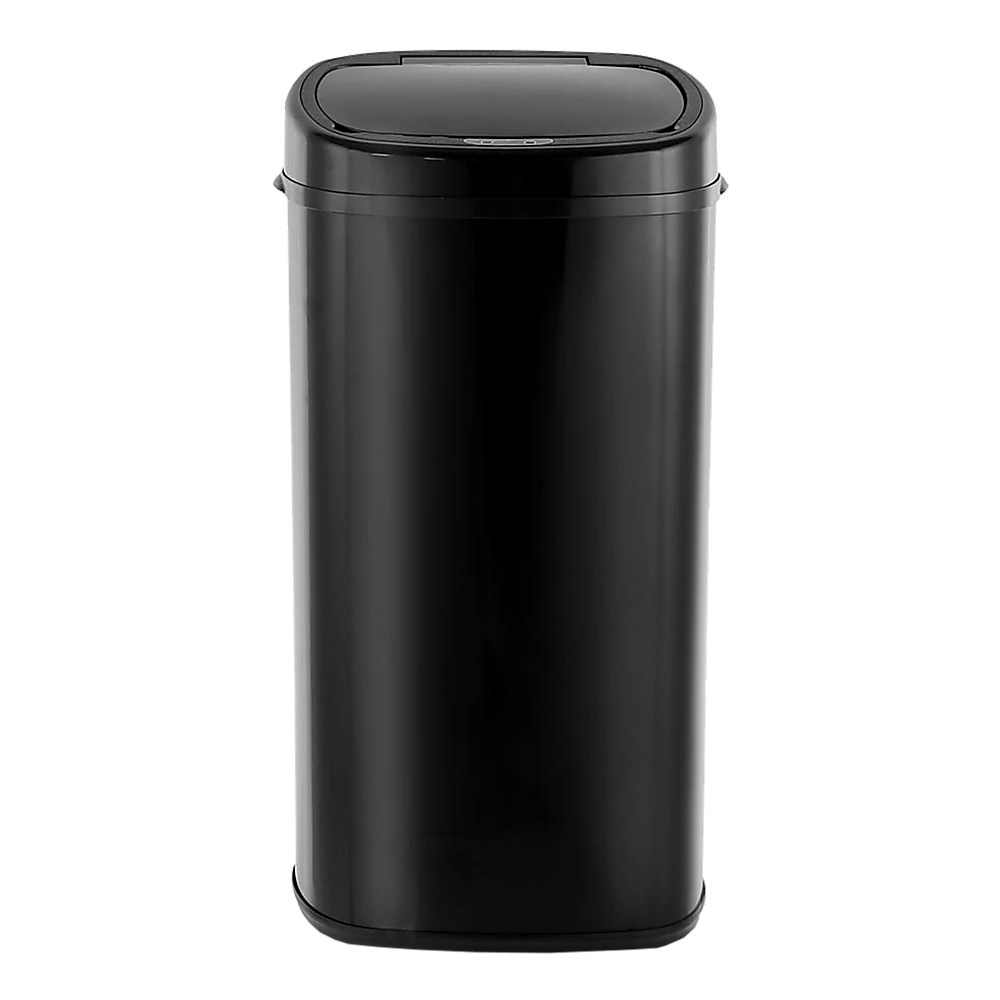 68L Motion Sensor Bin Automatic Stainless Steel Kitchen Rubbish Trash - Black