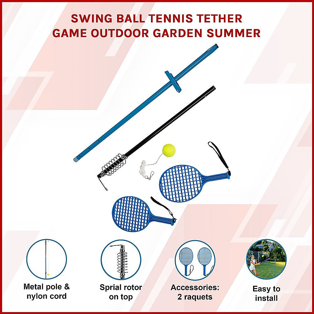 Swing Ball Tennis Tether Game Outdoor Garden Summer