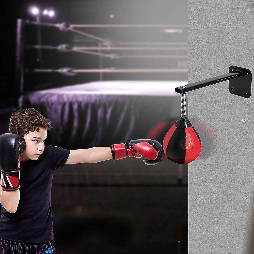 Speed Bag Boxing Punching Bag Wall Mount Reflex Training