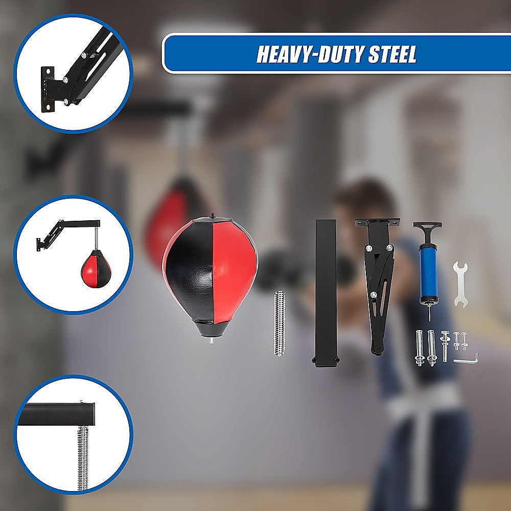 Speed Bag Punching Boxing Bag Wall Mount Reflex Training